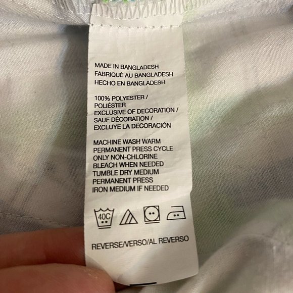 Izod Golf Shorts Mens 34 Perform X Blue White Green Plaid Casual Sport‎ Athletic - Picture 10 of 10